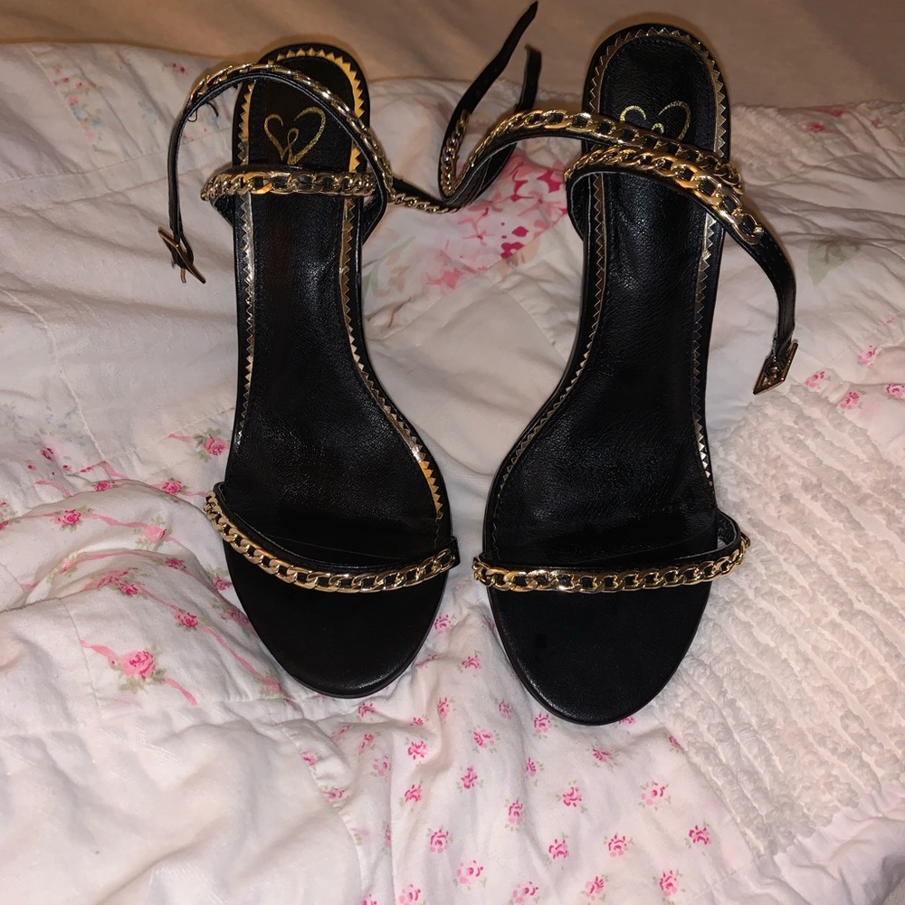 COPY - Black and gold high heels
